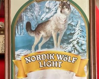 Nordik Wolf Light Beer Sign	17.5x14.5in	HxWxD
