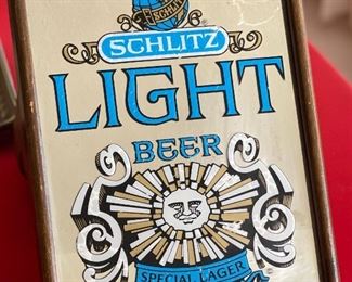 Schlitz Light Beer Mirror Special Lager	14.5x11.75in	HxWxD
