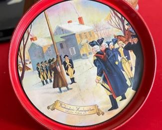 Valley Forge Beer Tray Washington's Headquarters	12in Diameter	
