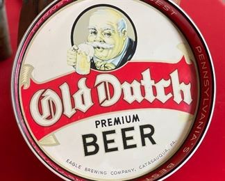 Old Dutch Premium Beer Tray Eagle Brewing Catasauqua, PA	12in Diameter	
