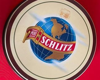 Be Specific Say South Pacific Gold Medal Lager  Metal Serving Beer Tray #2	12in Diameter	
