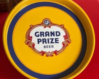 Gulf Brewing Grand Prize Beer Tray	13in Diameter	

