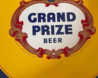 Gulf Brewing Grand Prize Beer Tray	13in Diameter	
