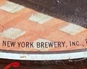 1936 New Yorker Beer & Ale Tray Greater New York  #3	12in Diameter	
