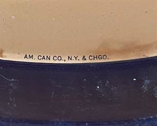 Drink Schmidt's Beer & Ale tray Red White & Blue	12in Diameter	
