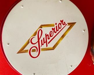 Superior beer tray Pinup girl	13in Diameter	
