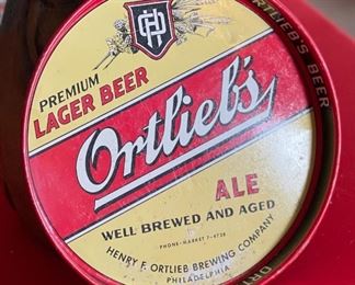 Ortlieb's Beer Premium Lager Tray	12in Diameter	
