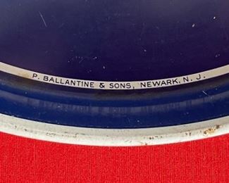 Ballantines Ale & Beer Tray	12in Diameter	

