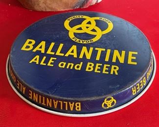 Ballantines Ale & Beer Tray	12in Diameter	

