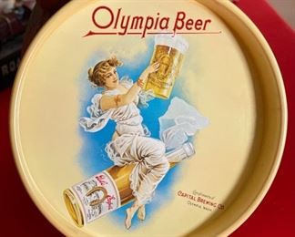 Olympia Beer Tray	13in Diameter	
