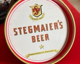 stegmaiers Beer Tray	13in Diameter	
