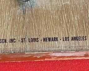 1957 Anheuser Busch Sign Metal & Wood	11x13x4in	
