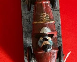 Cast Iron Roadster Mechanical Bank	5x8.5x3in	
