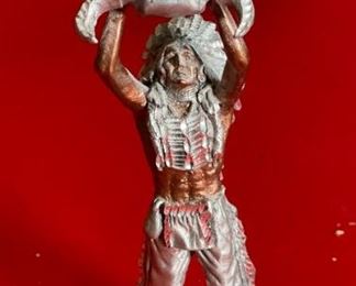 Vintage 1990 Masterworks USA Fine Pewter Figurine "GOOD HUNTING" Peter C. Sedlow	6in H	
