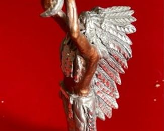 Vintage 1990 Masterworks USA Fine Pewter Figurine "GOOD HUNTING" Peter C. Sedlow	6in H	
