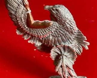 Peter Sedlow Eagle Dancer Native American Figurine Masterworks Fine Pewter 1990	5in H	
