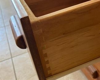 Solid wood Southwestern 5 drawer dresser	49x42x22in	HxWxD
