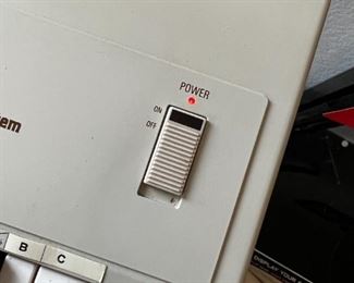 Vintage Yamaha Portable Keyboard Model PS-20 with original box	34x13in	
