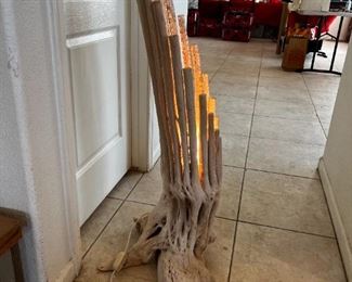 Saguaro cactus skeleton lamp	40.5 x 17in Diameter	
