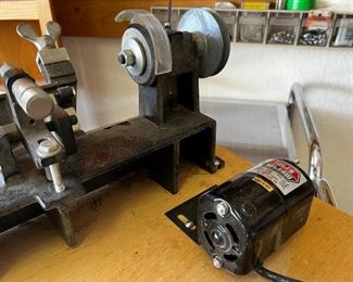 Foley Belsaw Saw Sharpener	Board measurements for sharpener sit on 18 x 15	
