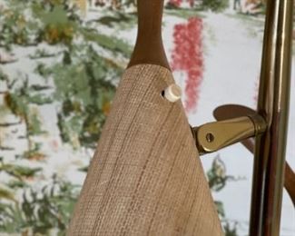 1960s MCM 3-Tier Fiberglass Cone Floor Lamp Mid Century Modern	62x16x6in	
