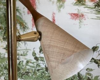 1960s MCM 3-Tier Fiberglass Cone Floor Lamp Mid Century Modern	62x16x6in	
