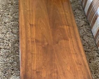 1960s MCM Walnut Coffee Table Mid Century Modern	15x20x56in	HxWxD
