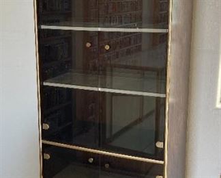 Glass door Cabinet	78 x 30 x 18in	
