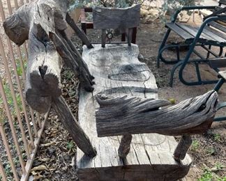 Rustic Driftwood Bench	36 x 52 x 25in	
