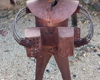 3pc Rustic Mariachi Yard Art Decor LARGE	39 inches high	
