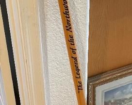Vtg Leinenkugels Beer Advertising Paddle Oar Signed Jake Northwoods Leinie Lodge	47 inches long	

