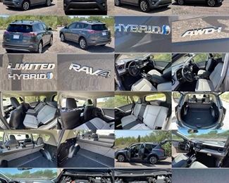 2018 Toyota RAV4 Hybrid HV Limited  (Only 6,000) Miles!)