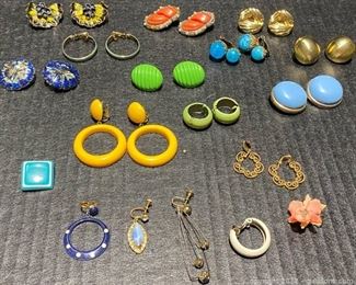 Summer Time Clip on Earrings