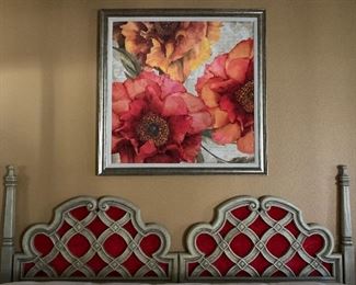 Vintage King Headboard, Art