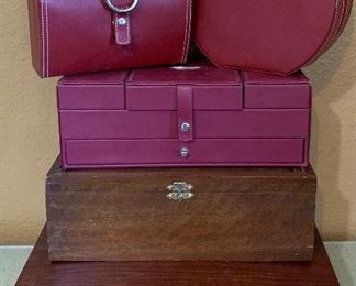 Assorted Jewelry Storage