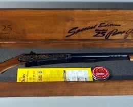 Daisy 25 Pump Gun 125th Year Special Edition BB Gun, With COA And BBs, In Wood Display Box