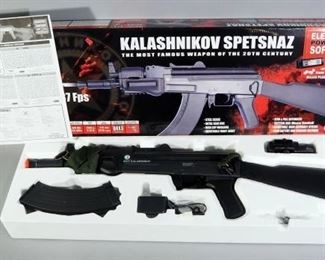Kalashnikov Spetsnaz Electric Powered Air Soft Gun, NIB