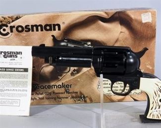 Crosman Model 44 Peacemaker Co2 BB Revolver, With Paperwork, In Box