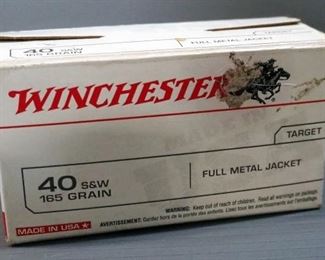 Winchester .40 S&W Ammo, Approx 70 Rds, Local Pickup Only
