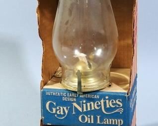 Gay Nineties Oil Lamp, NIB, With Oil, Local Pickup Only