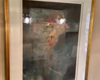 Listed Artist - Sue Connor Watercolor “Manhattan Fog”