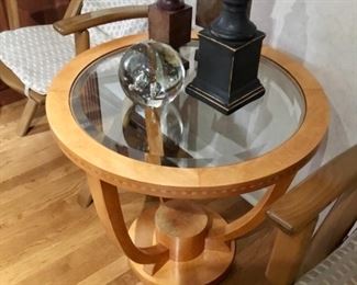 Mid 20th Century Occasional Table w/Inlay