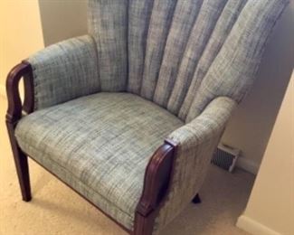 Custom Upholstered Vintage Armchair