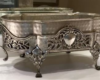 Silver-Plated Ferner w/Insert