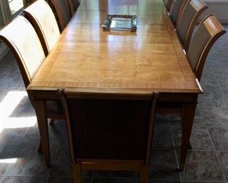 Fine E. J. Victor Dining Table w/10 Chairs
