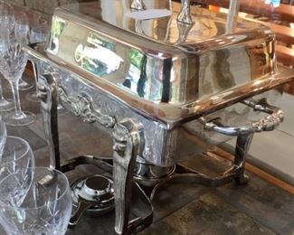 Silver-Plated Entree Server