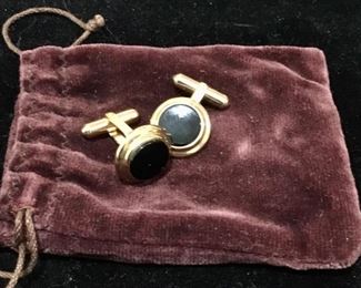 14K & Onyx Cufflinks 