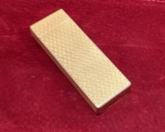 Signed “Cartier” Vintage Gold Plated Lighter 