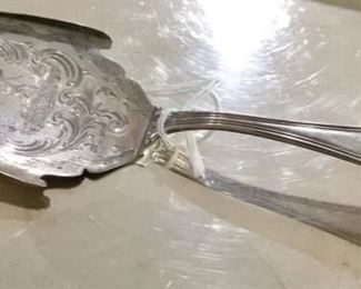 Stamped Coin Silver Server