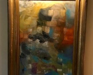 Listed Nashville Artist - Large David Wariner O/C titled “AT EASE”  